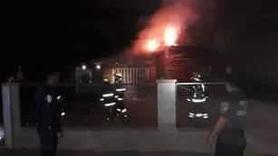 Incendio en la comuna de San Roque
