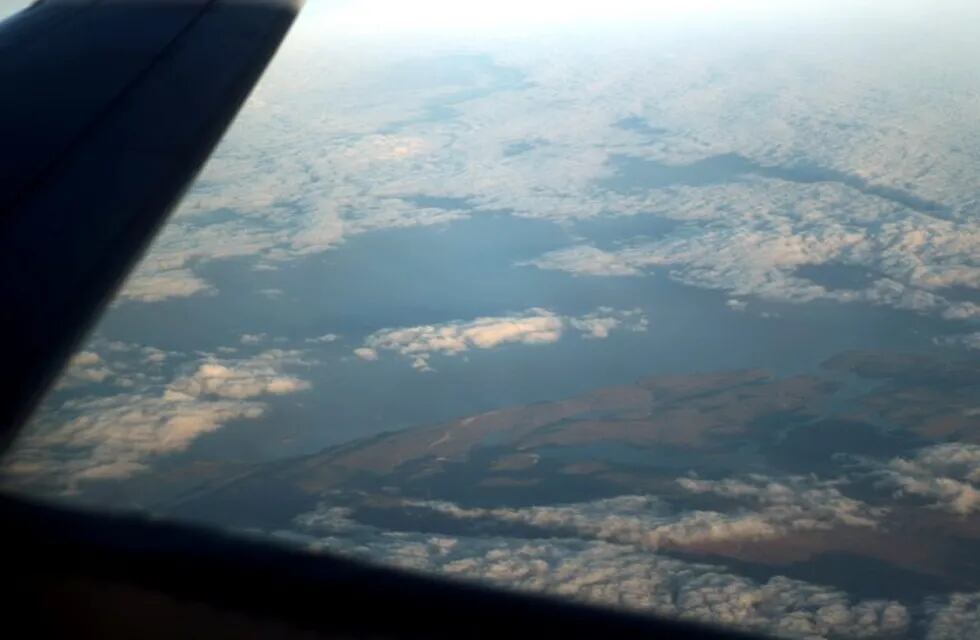 Malvinas desde el aire.