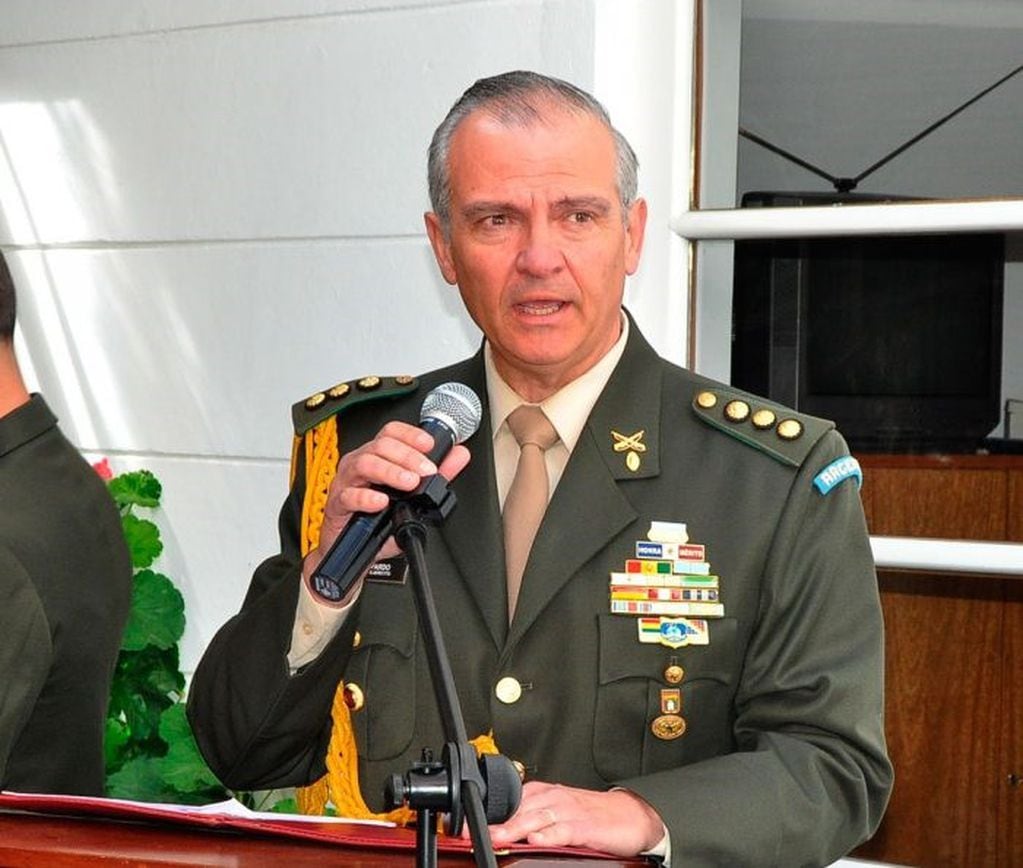 Coronel Paulo Pardo, agregado militar argentino en Bolivia.