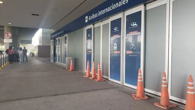 Protestas en el aeropuerto de Córdoba