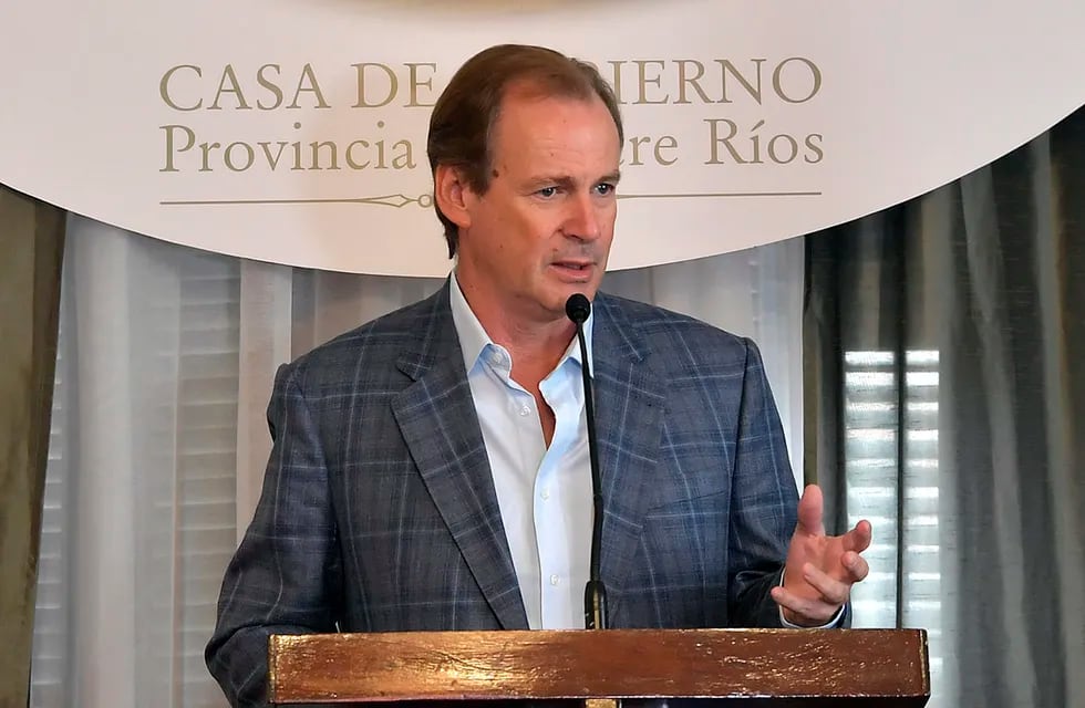 El gobernador de Entre Ríos, Gustavo Bordet.
