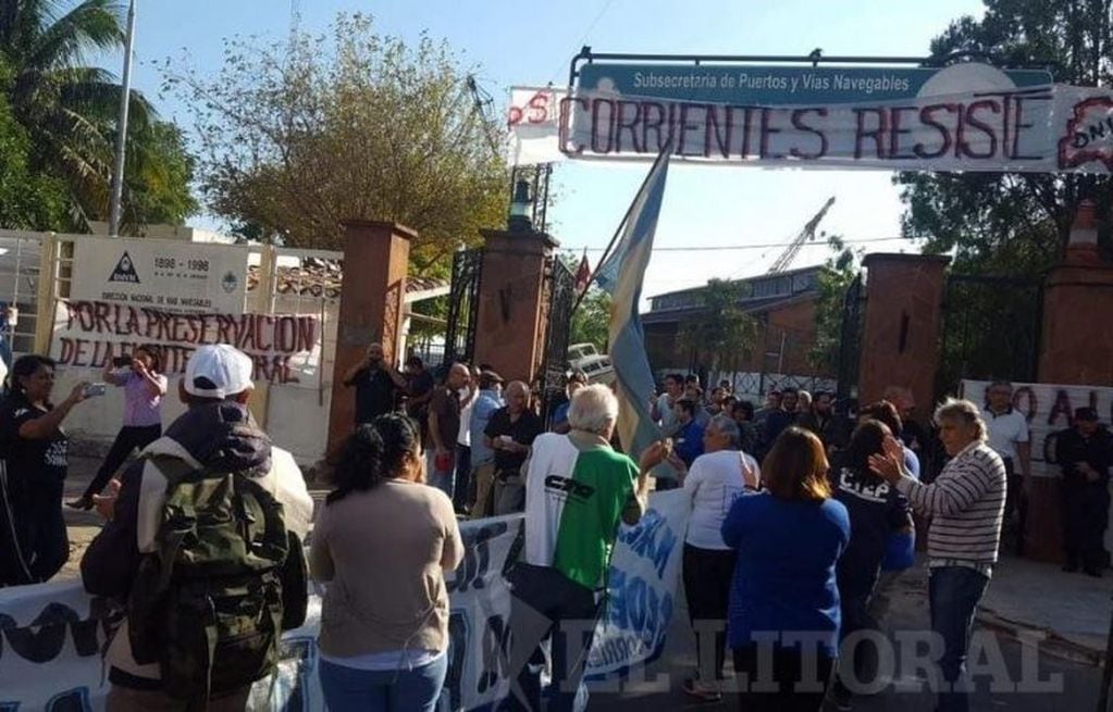 La "Marcha Federal por Pan y Trabajo" pasó por Corrientes. (Foto: El Litoral)