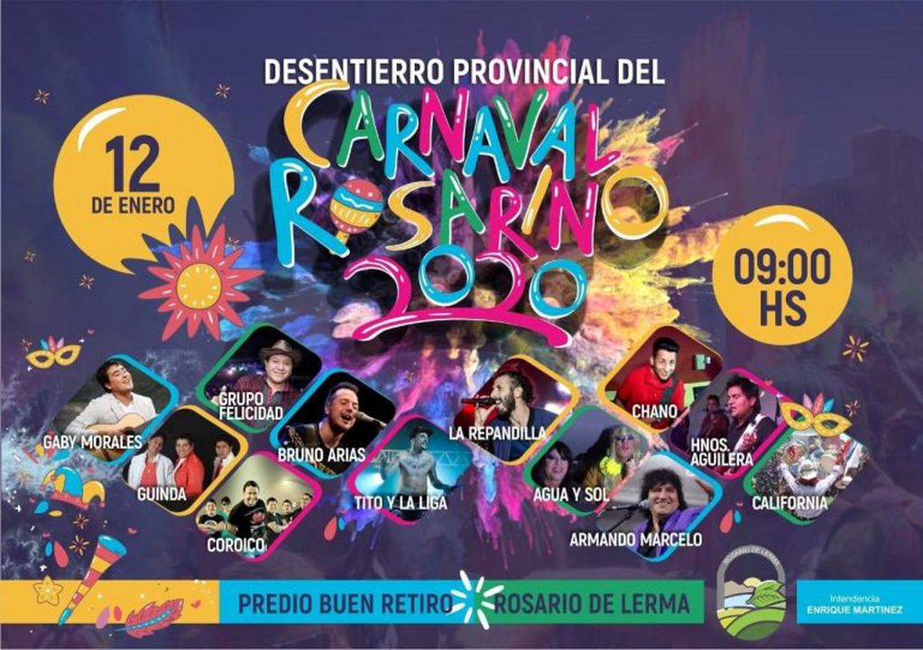 Desentierro del Carnaval Rosario de Lerma 2020 (Facebook Info-Rosario de Lerma y Mundo)