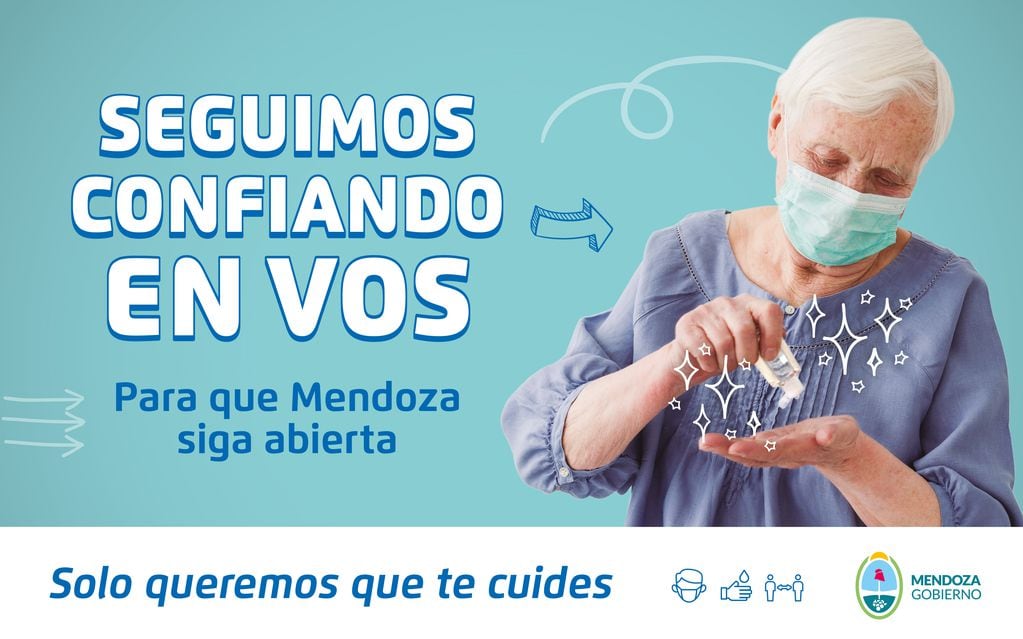 Campaña de prevención para la segunda ola de COVID-19 en Mendoza.