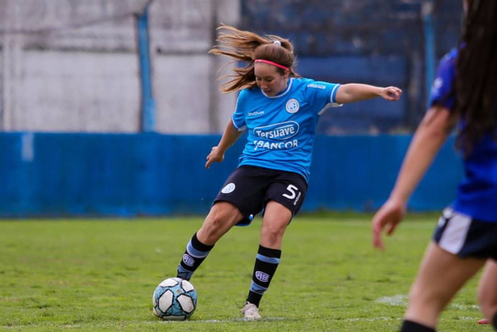 Victoria Arrieto fue una de las figuras en el debut ante San Martín (Prensa Belgrano)