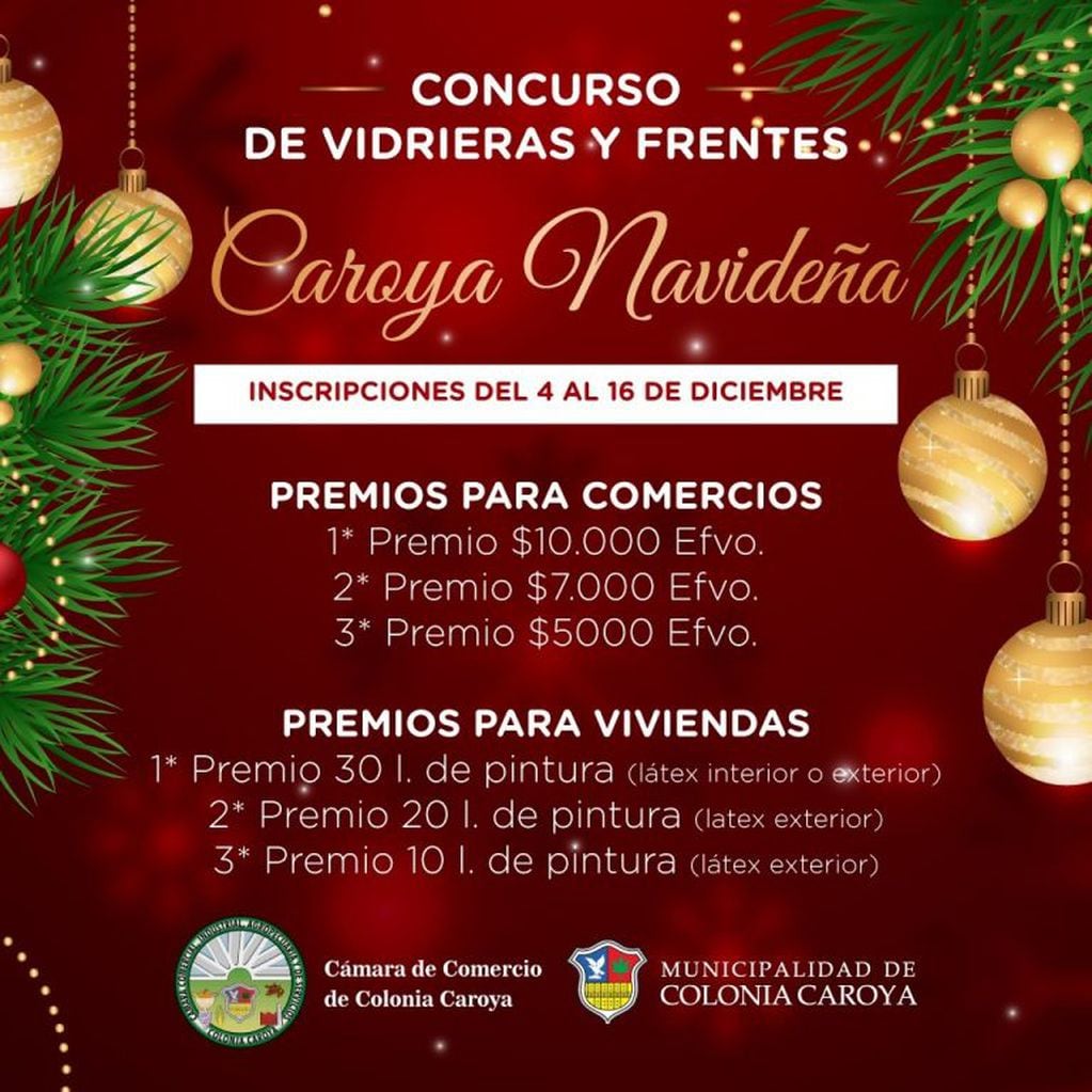 Actividades navideñas de Colonia Caroya (Prensa Gobierno)