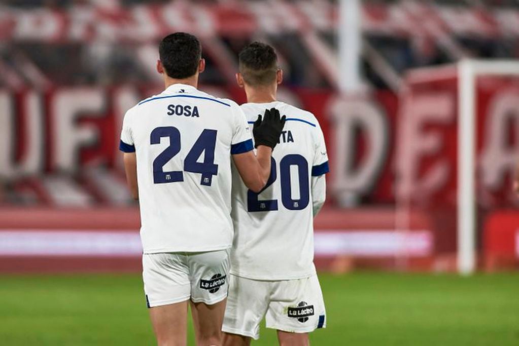 Ramón Sosa y Ruben Botta. ¿Serán titulares ante Boca? (Prensa Talleres)