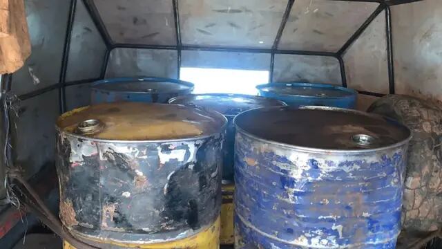 Gracias a la alerta de vecinos de Eldorado, la policía incautó combustible de contrabando