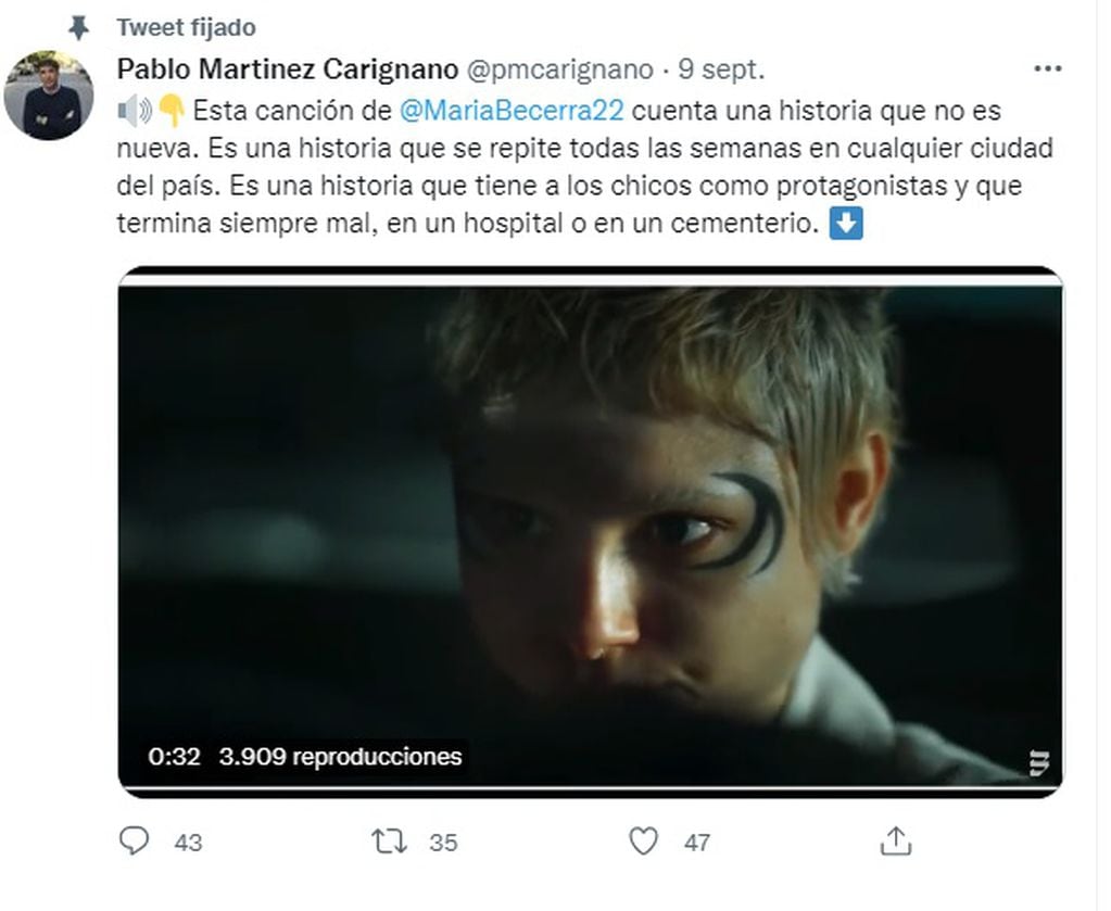 La crítica al video de María Becerra