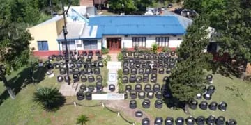 Jardín América: secuestran millonario contrabando de neumáticos