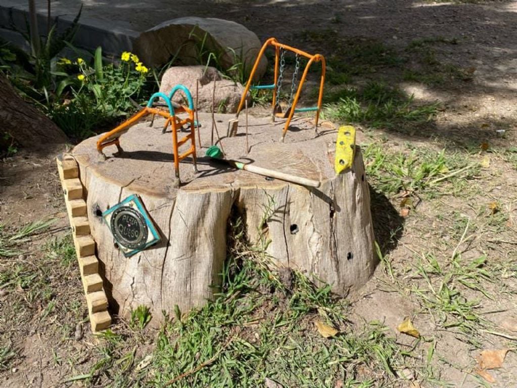 La Plaza del Queso, en la casa del Ratón Pérez en Godoy Cruz.