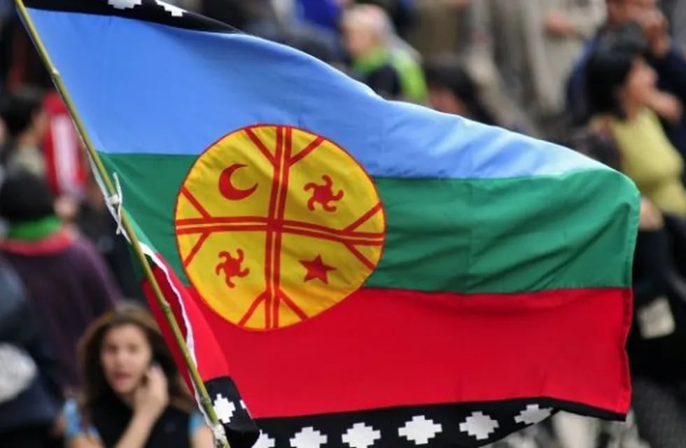 Wenufoye, la bandera mapuche (Foto: ahoranoticias).