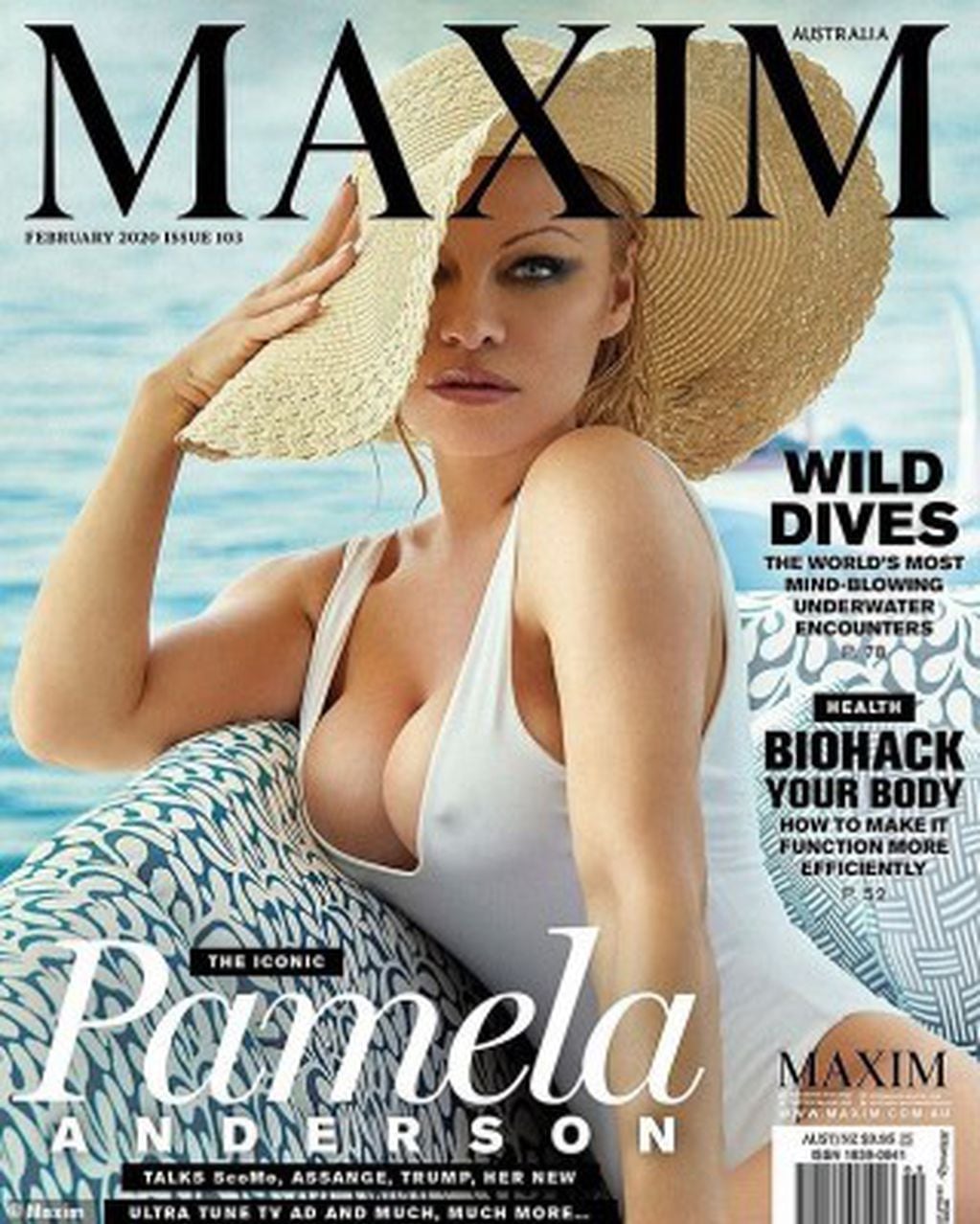 Pamela Anderson protagonizó la portada de la revista Maxim (Foto: Instagram/ @pamelaanderson)