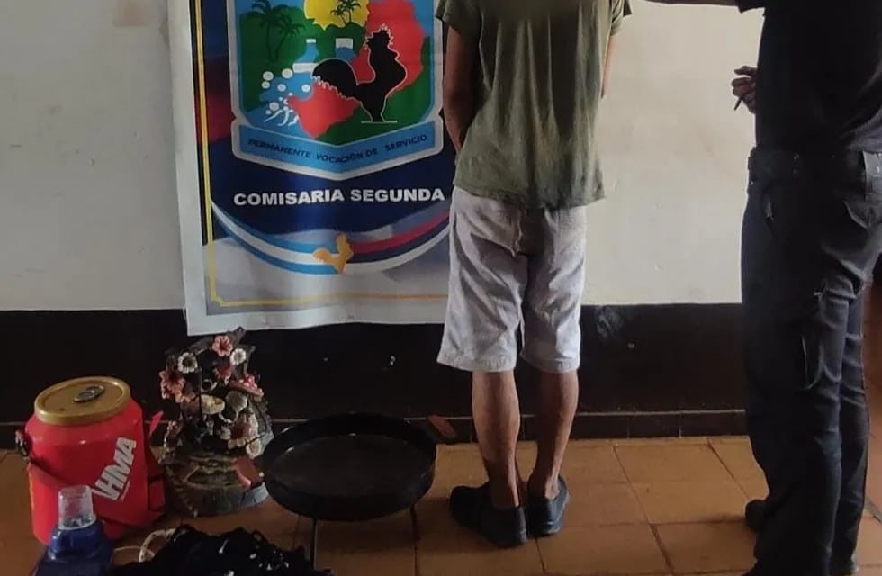Detienen a dos sujetos por robo y comercio de objetos robados en Puerto Iguazú.