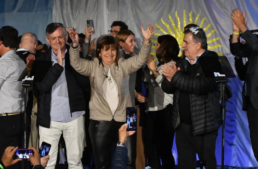 Patricia Bullrich realizó su cierre de campaña en Río Cuarto.