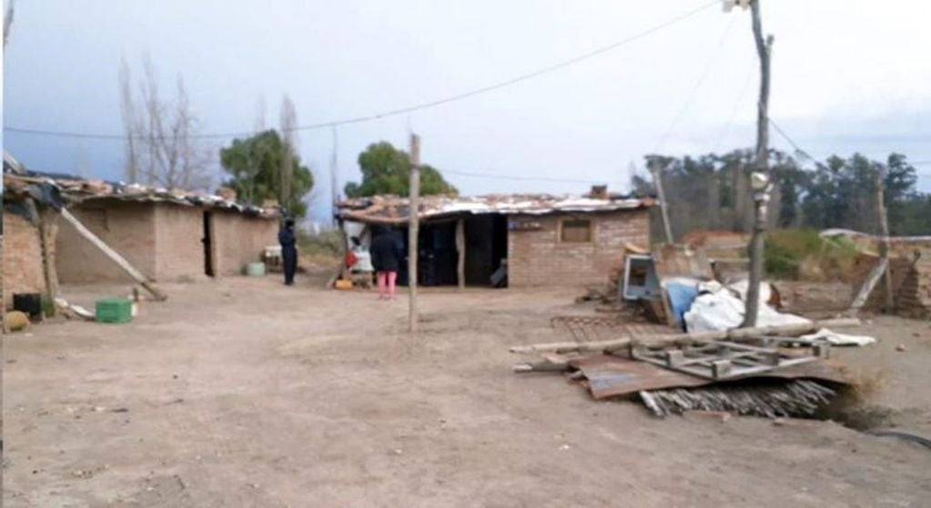 Casa de Félix Valdez en Villa Atuel.