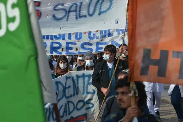 Protesta. UTS denuncia deficiencias en el sistema de salud de la Provincia de Córdoba. 