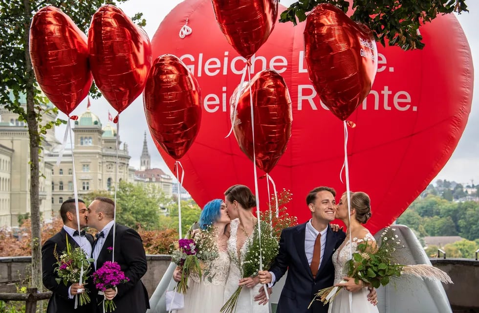 Suiza aprobó el matrimonio igualitario en un referéndum