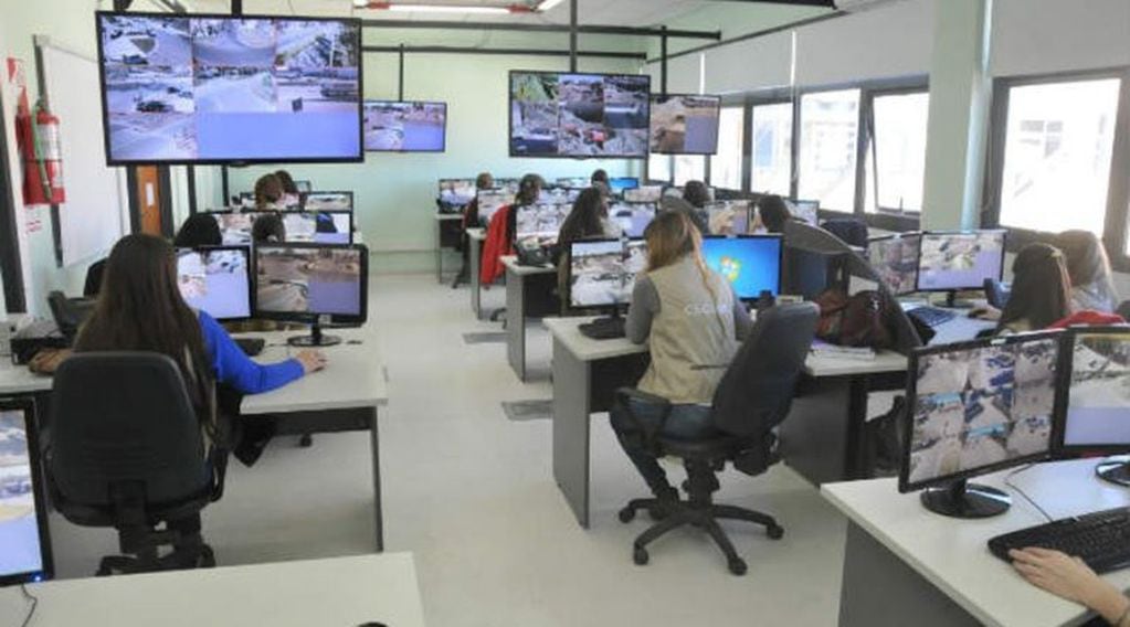 El Centro de monitoreo del Cecom (Maracó Digital)
