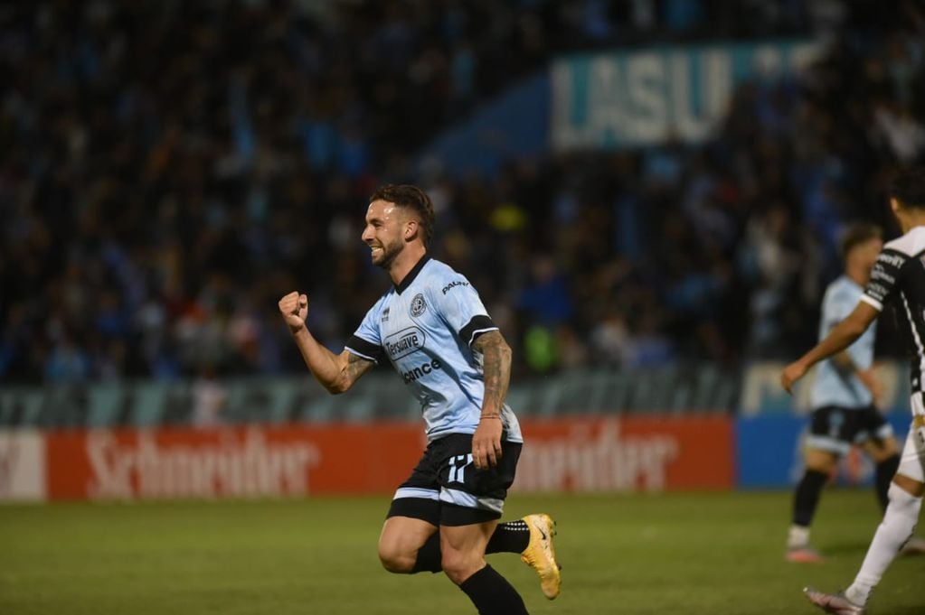 Gol de Ibrahim Hesar para el empate de Belgrano ante All Boys. (Facundo Luque)