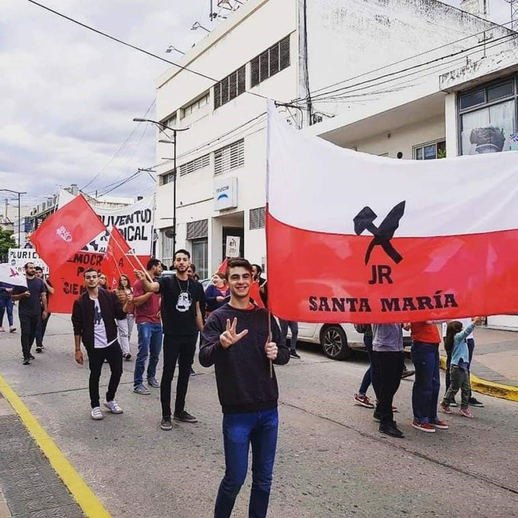 La Juventud Radical salió a respaldar la campaña del candidato a intendente.