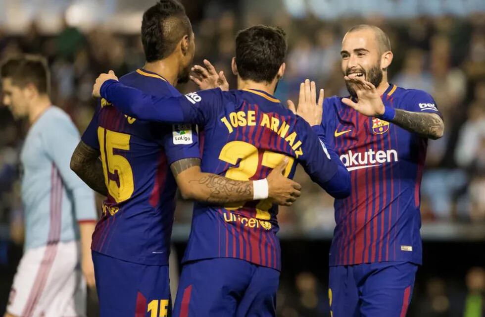 Copa del Rey: sin Messi, Barcelona igualó 1-1 en su visita al Celta. Foto: AP.
