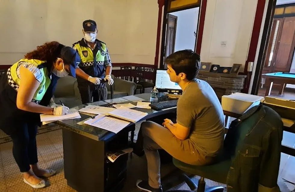 Coronavirus: la Policía inició controles en hoteles. (Gobierno de Tucumán)