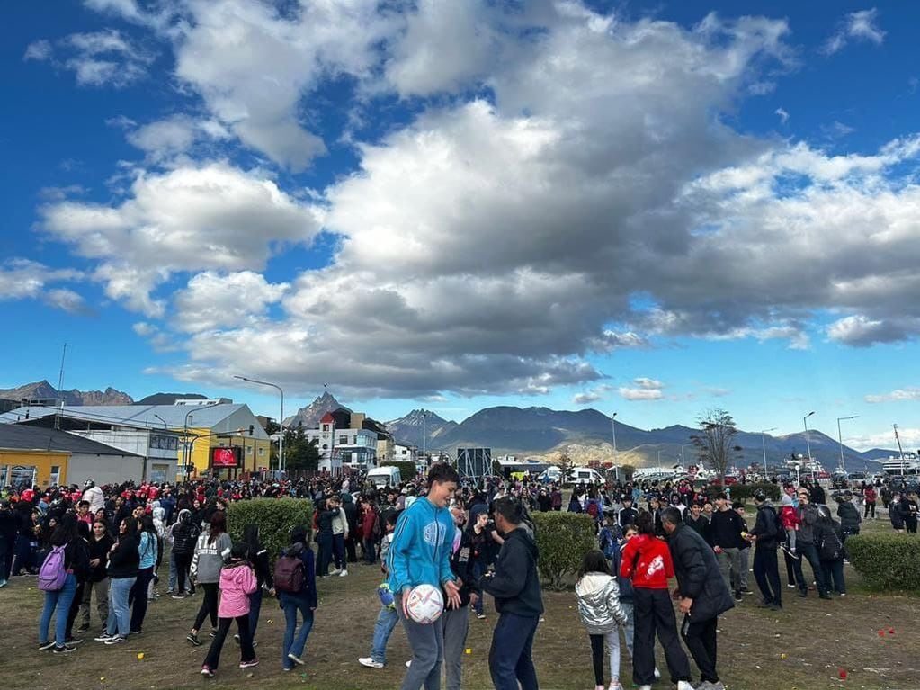Explotó de turistas el Carnaval en Ushuaia durante el fin de semana largo