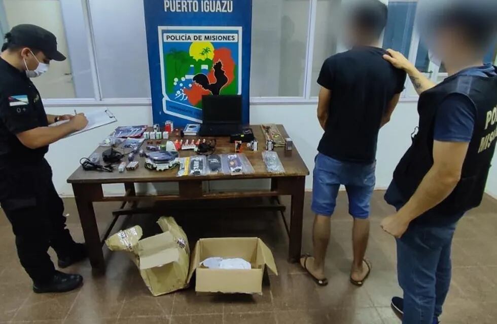 Recuperan objetos robados y detienen a un individuo en Puerto Esperanza.