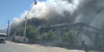 Incendio en SOYCHÚ Gualeguay