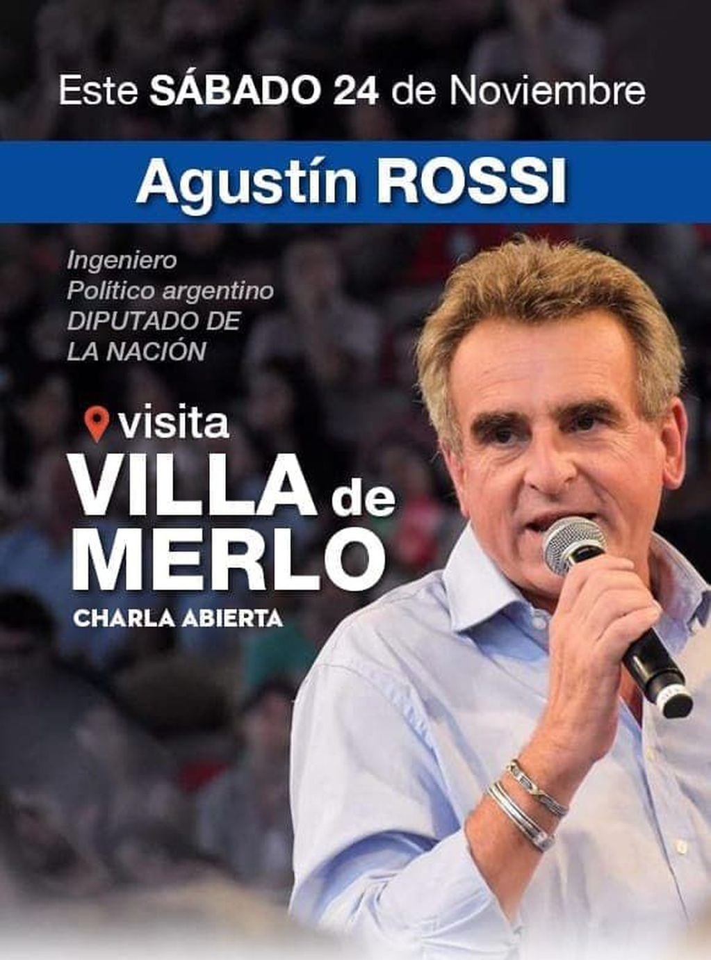 Agustin Rossi, diputado nacional en San Luis.