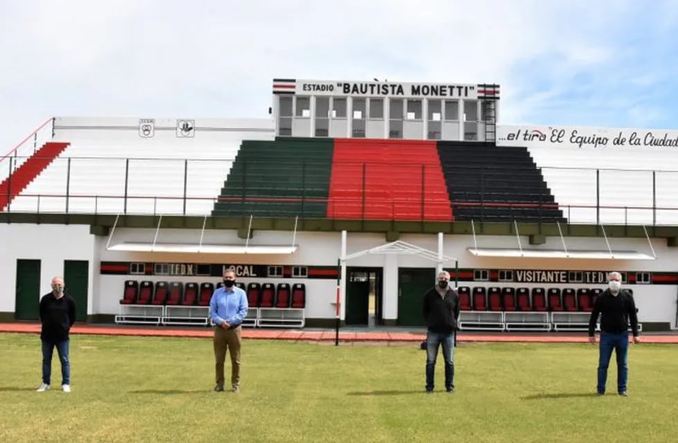 Autoridades presentaron las obras del estadio Bautista Monetti