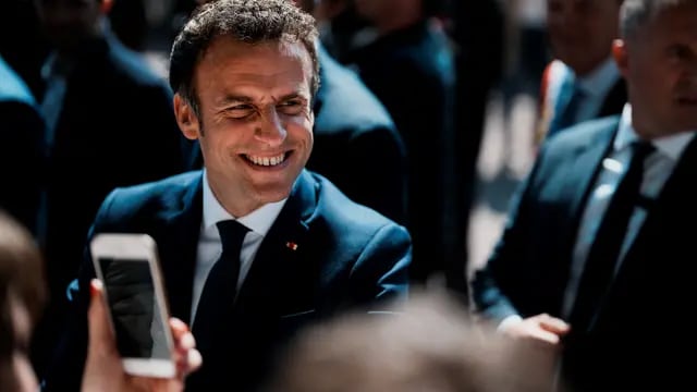 Macron habría ganado las elecciones en Francia. (AP)