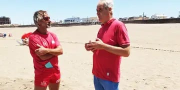 El Director de Turismo de Tres Arroyos se reunió con los Guardavidas de Claromecó