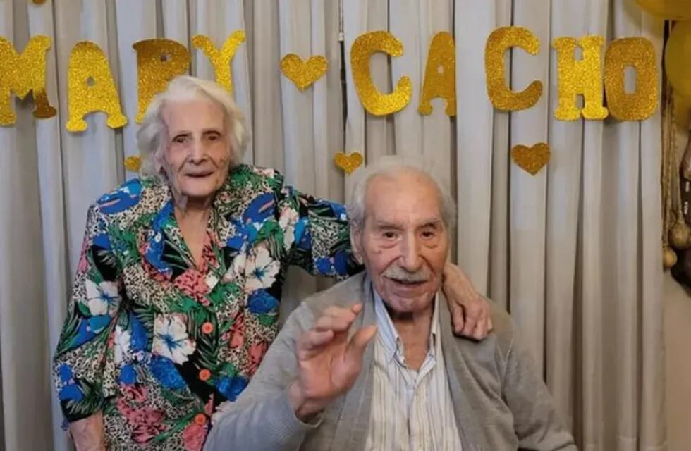 La pareja de Neuquén cumplió 71 años de casados