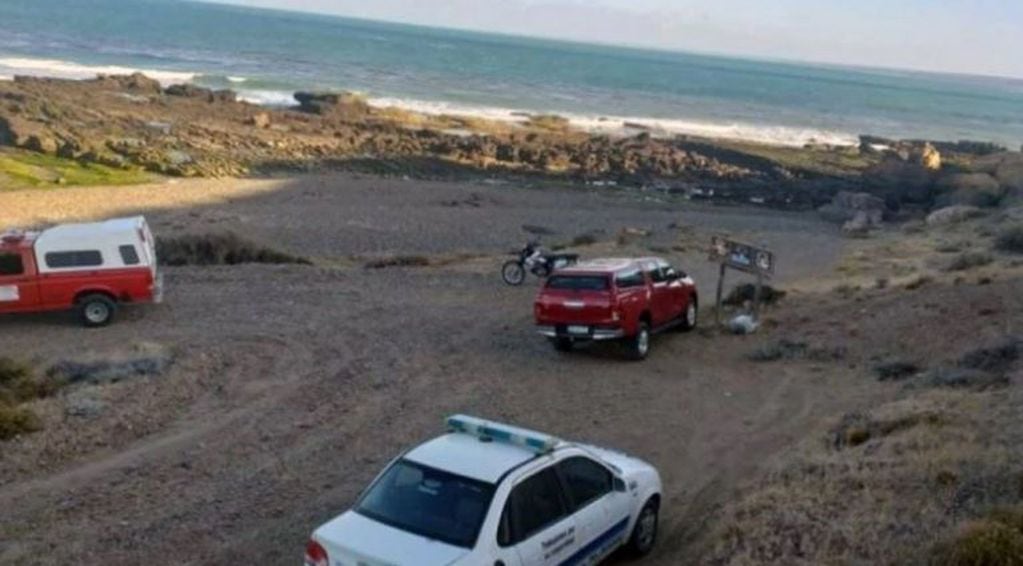 El lugar del crimen en Puerto Deseado (Foto:Web)