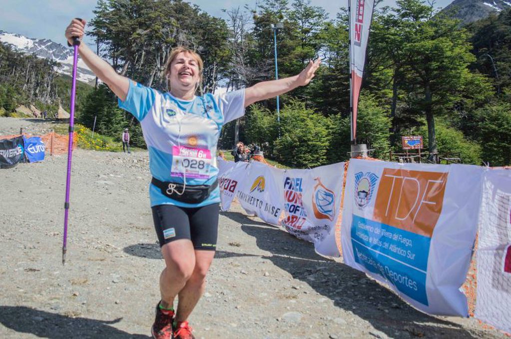 Woman trail Race Ushuaia