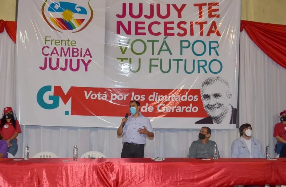 Presentación de candidatos del Frente Cambia Jujuy en Libertador General San Martín.