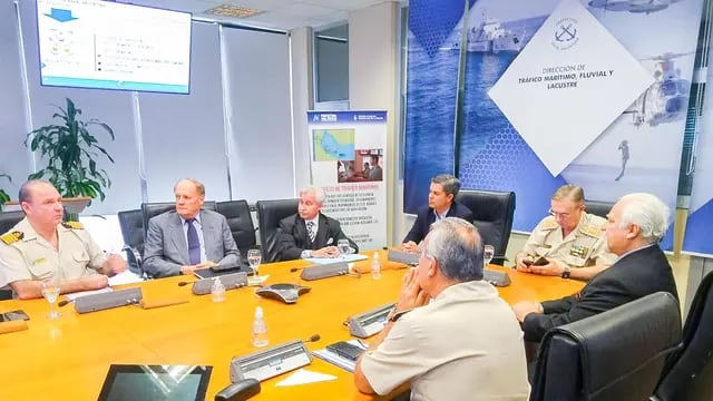 Secretario de Malvinas Dachary  se reunió con autoridades de Prefectura Naval