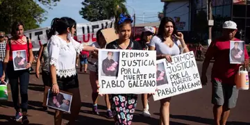 Eldorado: familiares y amigos de Pablo Galeano marcharon pidiendo justicia