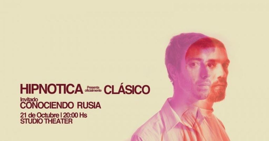 Hipnótica se presenta este domingo en Córdoba, en Studio Theatre.