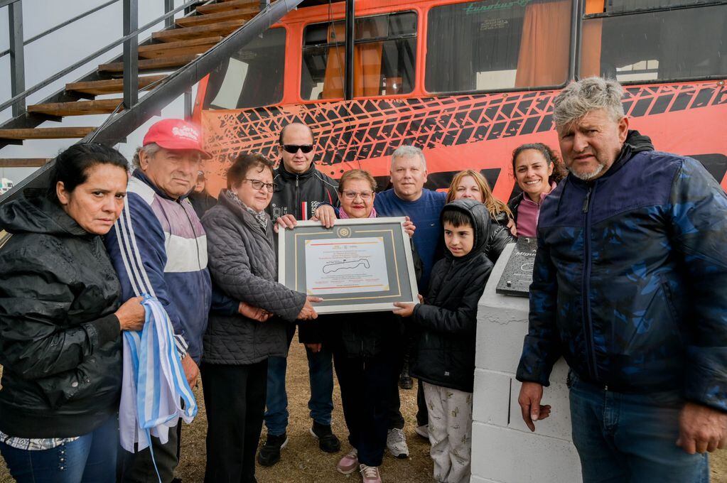 Se inauguró el Autódromo en Arroyito Miguel "Kapi" Domínguez