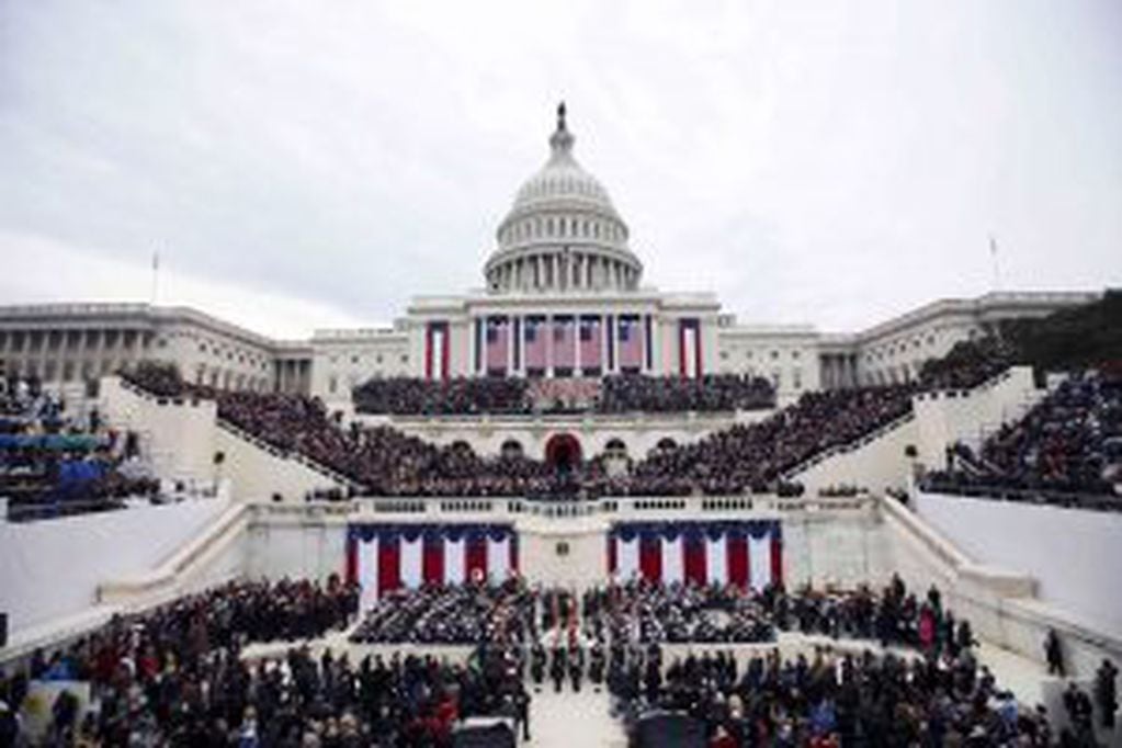 Inauguration ceremonies swearing in Donald Trump as the 45th president of the United States take place on the West front of the U.S. Capitol in Washington, U.S., January 20, 2017. REUTERS/Carlos Barria