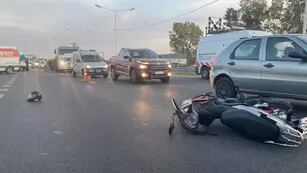 Falleció un motociclista por un siniestro vial en Rosario