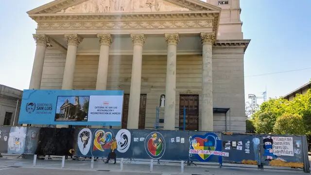 Refacciones en la Catedral de San Luis