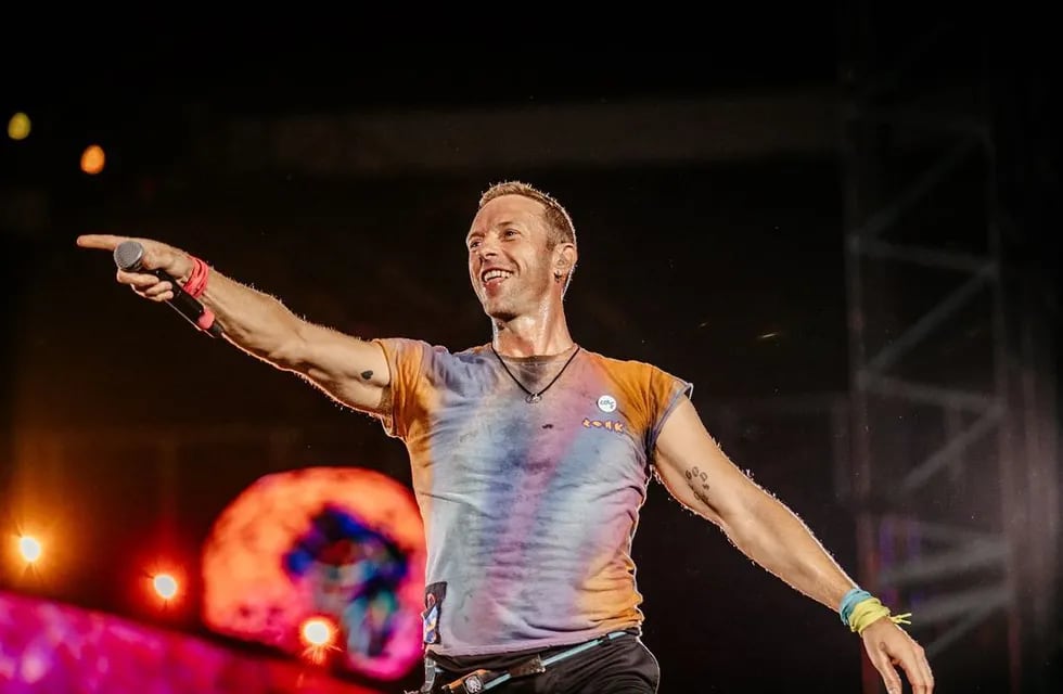 Chris Martin, líder de Coldplay. Los fans se ilusionan con un posible regreso de la banda.