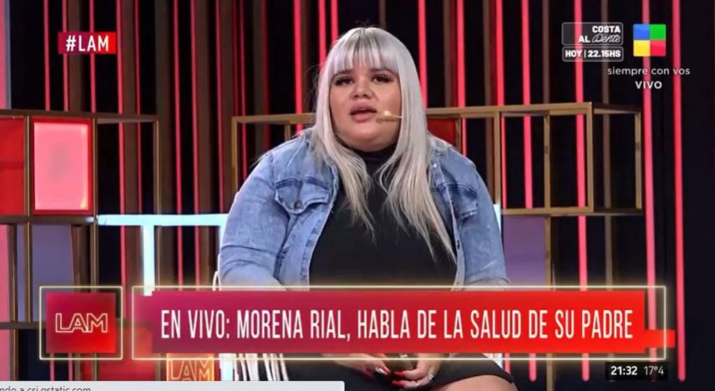 Morena Rial habló sobre la relación de su padre.