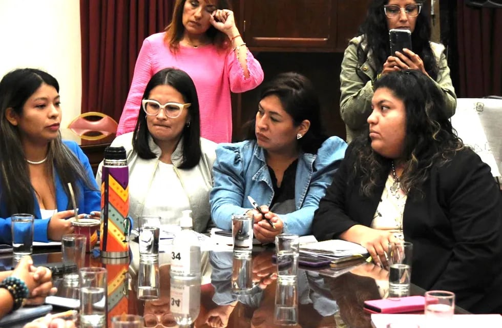 Legisladoras y dirigentes, reunidas para comenzar a trabajar en torno al 37° Encuentro de Mujeres y Disidencias que se realizará en Jujuy en octubre.