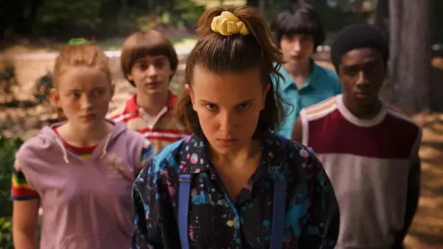 Potente. Eleven, el personaje de Millie Bobby Brown, lidera al grupo con sus súperpoderes. (Netflix). 