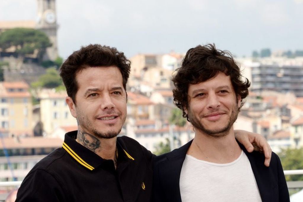 Sebastián Ortega y  Luis Ortega, en la presentación de la película "El Ángel"  en el Festival de Cannes